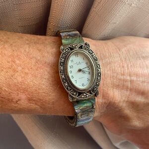 Vintage LA Express Albalone Multicolored Women's Watch LAX 735
